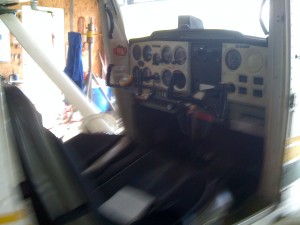 Cockpit in JA3612 Cockpit in JA3612