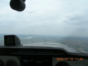 Departing RW25, straight out, west-bound.