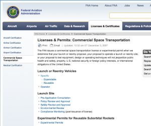 Commercial Space Transportation