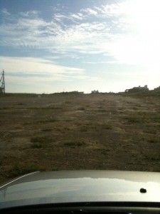Flying on the Motobu Airport at Low Altitude. ^^;