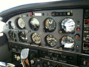 パイパーアローの計器パネル Instrument Panel on Piper Turbo Arrow
