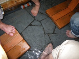 足!足!。。。 Foot in the hot spring