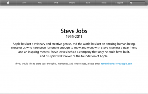 Apple has lost a visionaly and creative genius,... Apple has lost a visionaly and creative genius,...